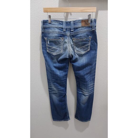 BKE Buckle Sabrina Jeans‎ Womens 27 Medium Wash Stretch Low Rise Straight - Picture 3 of 10